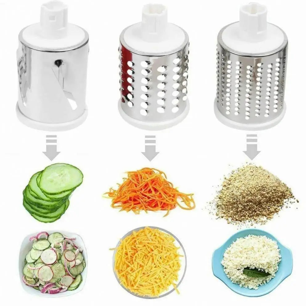 Manual Rotary Cheese Grater and Vegetable Shredder