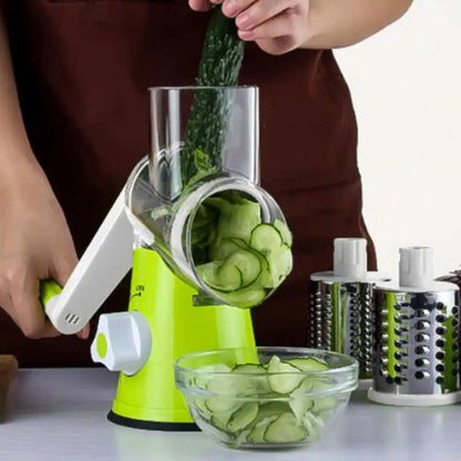 Manual Rotary Cheese Grater and Vegetable Shredder